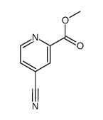 2-Pyridinecarboxylicacid,4-cyano-,methylester(9CI) structure