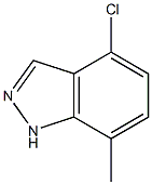 4-氯-7-甲基-1H-吲唑结构式