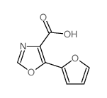 5-(2-Furanyl)-4-oxazolecarboxylic acid structure