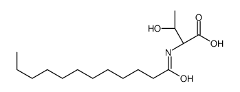 (2S,3R)-2-(dodecanoylamino)-3-hydroxybutanoic acid结构式