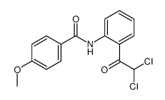 Benzamide,N-[2-(dichloroacetyl)phenyl]-4-methoxy- (9CI) Structure