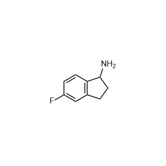 5-氟-茚胺结构式