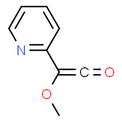 Ethenone, methoxy-2-pyridinyl- (9CI) structure