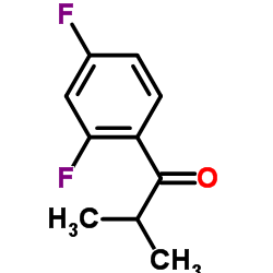 1-(2,4-Difluorophenyl)-2-methyl-1-propanone Structure