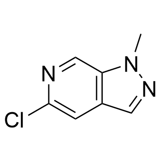 5 -氯-1-甲基-1H-吡唑并[3,4-c]吡啶结构式