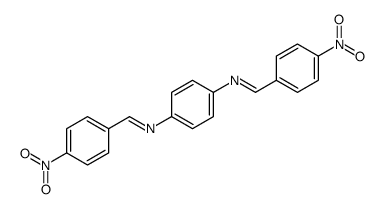 1-(4-nitrophenyl)-N-[4-[(4-nitrophenyl)methylideneamino]phenyl]methanimine结构式