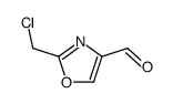 2-(chloromethyl)-1,3-oxazole-4-carbaldehyde Structure