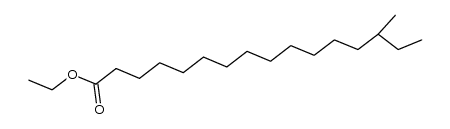 ethyl 14-methylhexadecanoate结构式