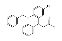 Methyl 3-(2-(Benzyloxy)-5-Bromophenyl)-3-Phenylpropanoate Structure