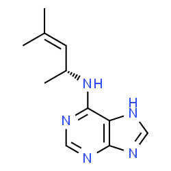 N(6)-(1,3-dimethyl-2-butenyl)adenine picture