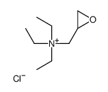 triethyl(oxiran-2-ylmethyl)azanium,chloride结构式