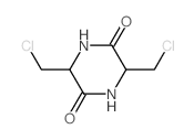 2,5-Piperazinedione,3,6-bis(chloromethyl)-, trans- (8CI) Structure