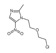 1-[2-(2-Chloroethoxy)ethyl]-2-methyl-5-nitro-1H-imidazole结构式