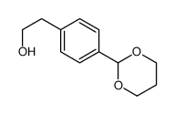 Benzeneethanol, 4-(1,3-dioxan-2-yl)- (9CI) structure