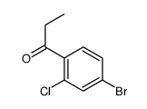 1-(4-bromo-2-chlorophenyl)propan-1-one Structure