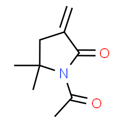 2-Pyrrolidinone, 1-acetyl-5,5-dimethyl-3-methylene- (9CI) picture