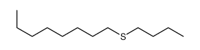butyl octyl sulfide Structure
