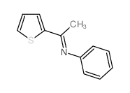 Benzenamine,N-[1-(2-thienyl)ethylidene]-结构式