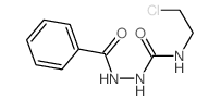 1-Benzoyl-4-(2-chloroethyl)semicarbazide structure