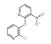 2-[(2-氯-3-吡啶)氧基]-3-硝基吡啶结构式