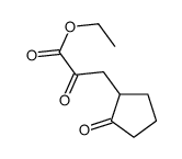 Ethyl 2-oxo-3-(2-oxocyclopentyl)propanoate结构式