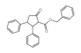 benzyl 5-oxo-2,3-diphenyl-cyclopentane-1-carboxylate Structure