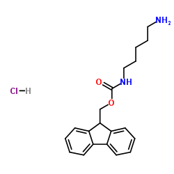 N-1-FMOC-1,5-DIAMINOPENTANE HCL structure