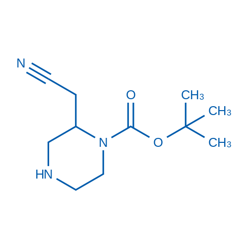 tert-Butyl 2-(cyanomethyl)piperazine-1-carboxylate picture