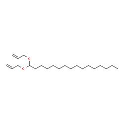 Hexadecanal diallyl acetal Structure