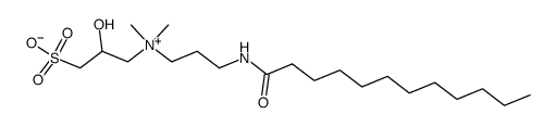 (2-hydroxy-3-sulphopropyl)dimethyl[3-[(1-oxododecyl)amino]propyl]ammonium hydroxide结构式