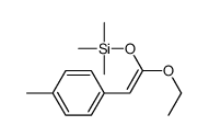 [1-ethoxy-2-(4-methylphenyl)ethenoxy]-trimethylsilane Structure