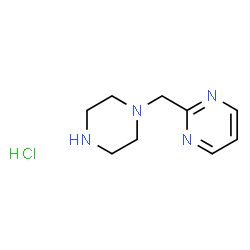 2-(Piperazin-1-ylmethyl)pyrimidine hydrochloride Structure