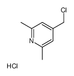 4-(Chloromethyl)-2,6-dimethylpyridine hydrochloride Structure