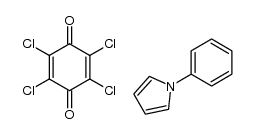Chloranil-1-Phenylpyrrol-Komplex结构式