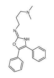 N'-(4,5-Diphenyl-2-oxazolyl)-N,N-dimethyl-1,3-propanediamine结构式