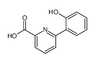 6-(2-hydroxyphenyl)pyridine-2-carboxylic acid结构式