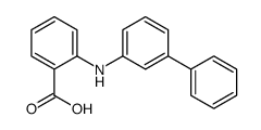 2-(3-phenylanilino)benzoic acid Structure