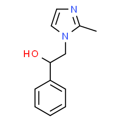 1-Phenyl-2-(2-methyl-1H-imidazole-1-yl)ethanol Structure
