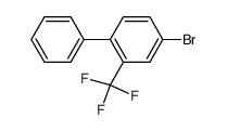 4-bromo-2-trifluoromethyl-1,1'-biphenyl结构式