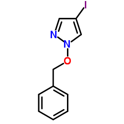 4-Iodo-1-(phenylMethoxy)-1H-pyrazole structure