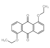 9,10-Anthracenedione,1,5-diethoxy- structure