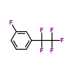 1-Fluoro-3-(pentafluoroethyl)benzene structure