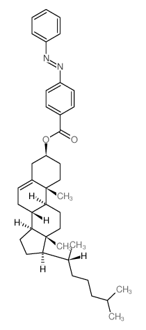 [(3S,8S,9S,10R,13R,14S,17R)-10,13-dimethyl-17-[(2R)-6-methylheptan-2-yl]-2,3,4,7,8,9,11,12,14,15,16,17-dodecahydro-1H-cyclopenta[a]phenanthren-3-yl] 4-phenyldiazenylbenzoate Structure