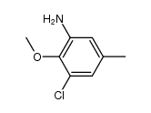 3-chloro-2-methoxy-5-methylaniline Structure