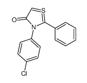 3-(4-Chlorophenyl)-2-phenylthiazol-3-ium-4-olate结构式