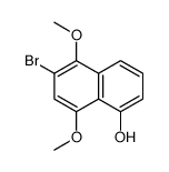 6-bromo-5,8-dimethoxynaphthalen-1-ol结构式
