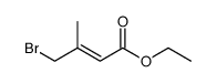 ethyl-4-bromo-3-methylbut-2-enoate结构式