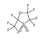 2,4,4,5,5-PENTAFLUORO-2-(TRIFLUOROMETHYL)-1,3-DIOXATHIOLANE-3,3-DIOXIDE structure