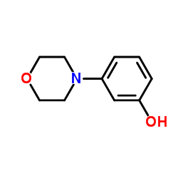 3-(4-Morpholinyl)phenol structure