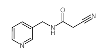2-CYANO-N-(3-PYRIDINYLMETHYL)ACETAMIDE结构式